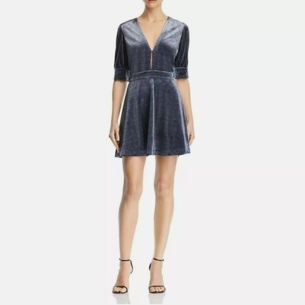 NWT Revolve The East Order Thistle Velour Mini Dress
